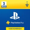 Code de téléchargement Sony PlayStation Plus: 3 Mois d'abonnement