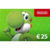 Code de téléchargement pour approvisionnement de compte Nintendo eShop 25€