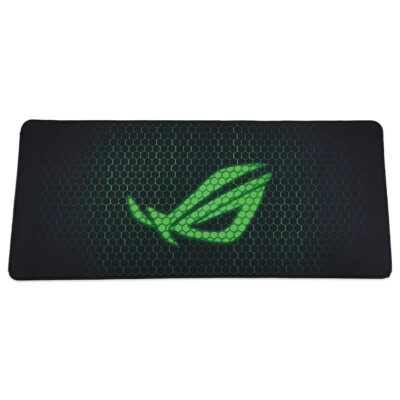 Grand Tapis de Souris Tapis de Clavier 80*30 cm Assus vert