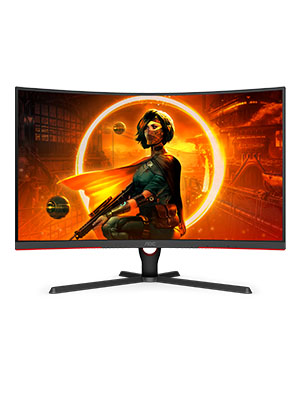 AOC Gaming C32G3AE – 32 pouces FHD Moniteur incurvé, 165Hz, 1ms